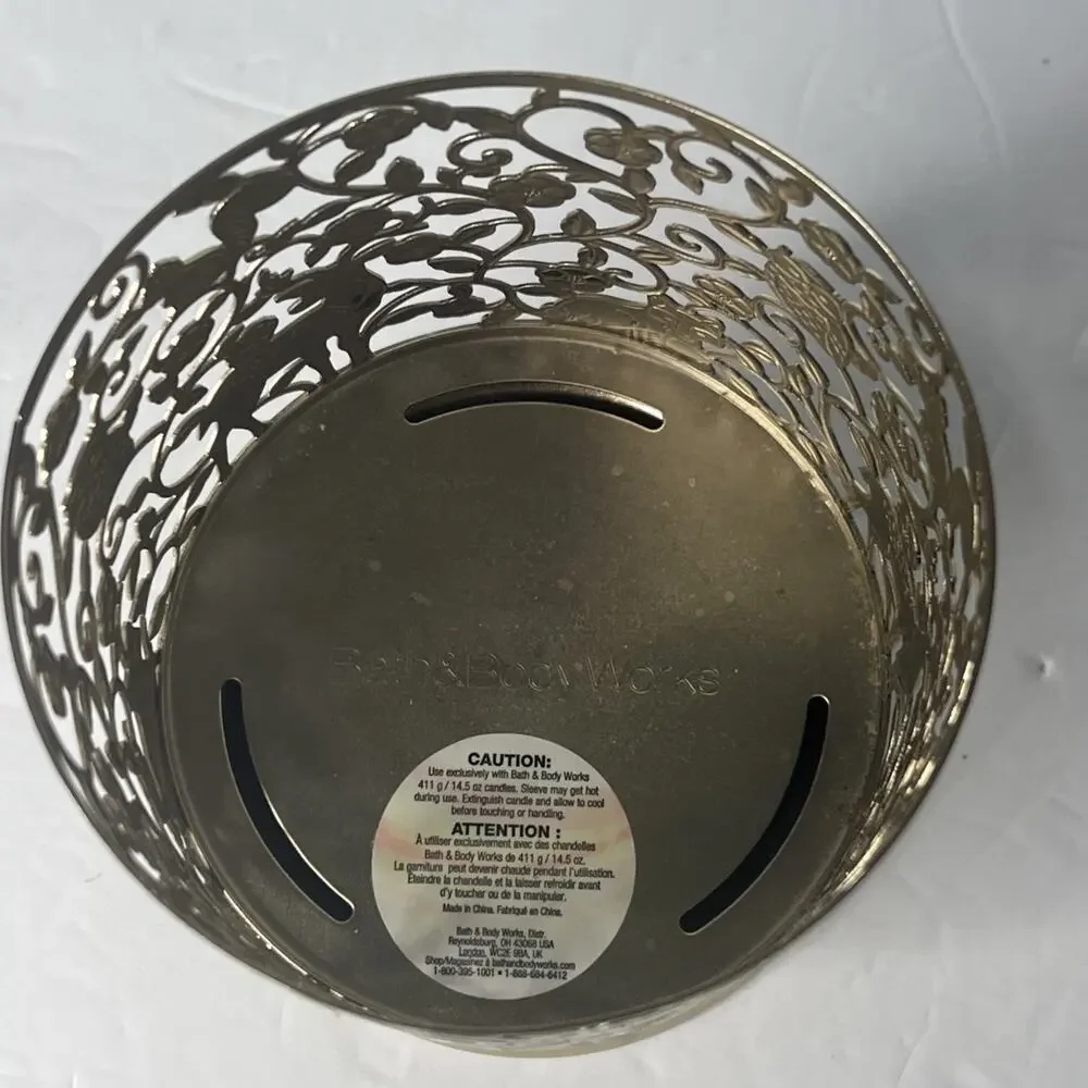 BATH & BODY WORKS FALL FOREST CRITTERS PEDESTAL 3-WICK CANDLE HOLDER!